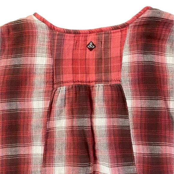 PrAna Red Francine Top, Size XS - Picture 8 of 9